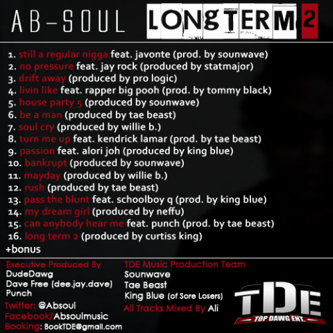 ab soul long term 1 full album