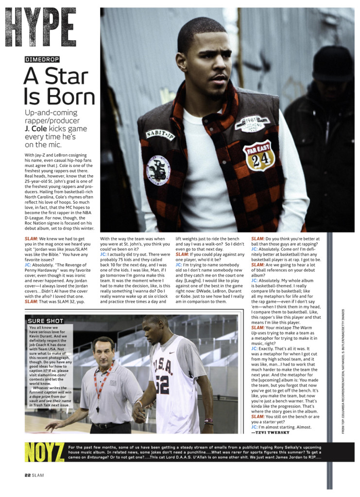 j cole slam dunk