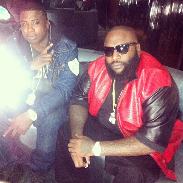 Rick Ross Reunites With Gucci Mane After Hospitalization