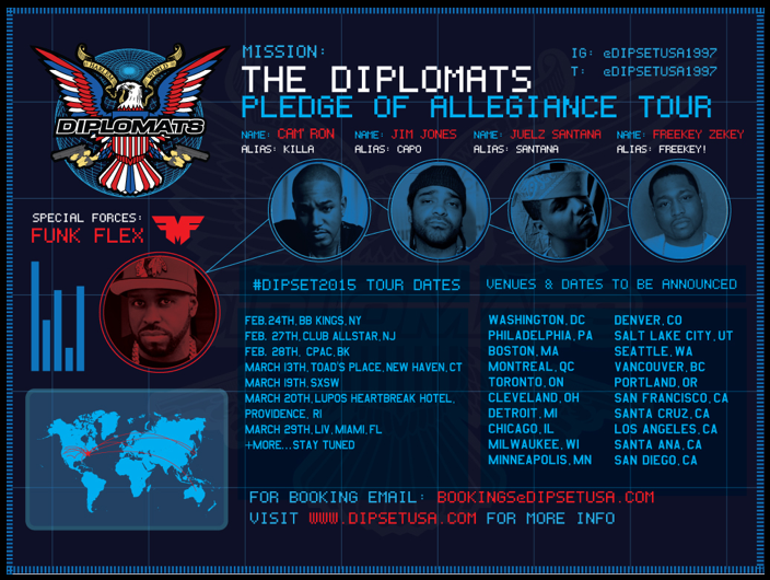 Dipset ‘Pledge Of Allegiance’ Tour Dates Rap Radar