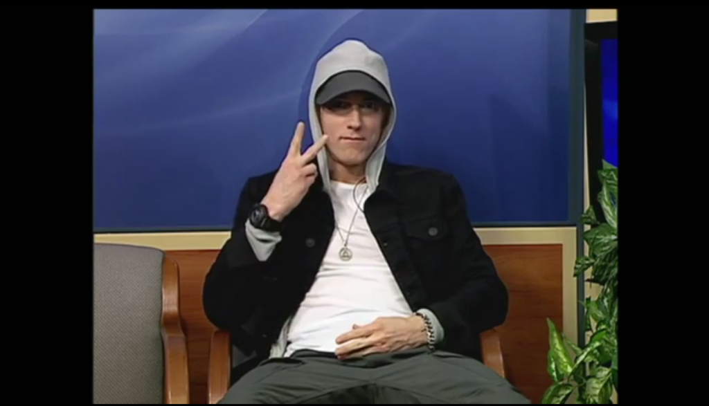 Stephen Colbert Eminem Interview Behind The Scenes Stephen Colbert Interviews Eminem - Rap Radar