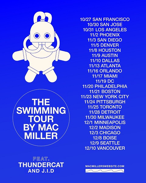 the swimming tour