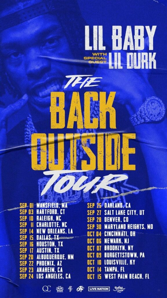 lil baby tour list