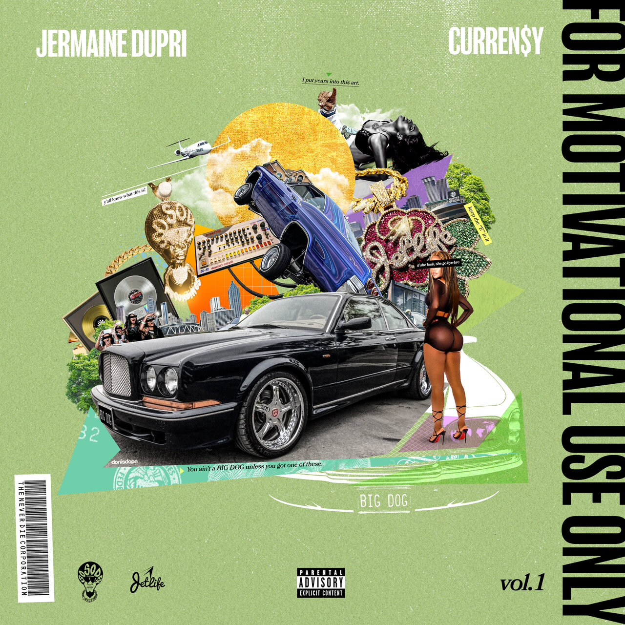 EP Jermaine Dupri Curren y For Motivational Use Only Vol 1 Rap ep-jermaine-dupri-curren-y-for-motivational-use-only-vol-1-rap